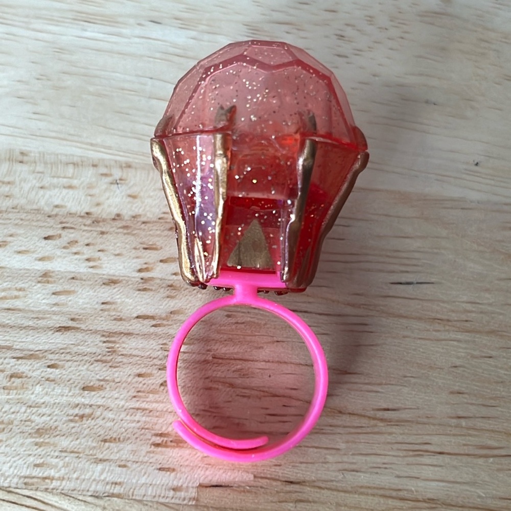 Vintage Polly Pocket Pixie's Rose Dream Ring Blue Bird Toys 1993